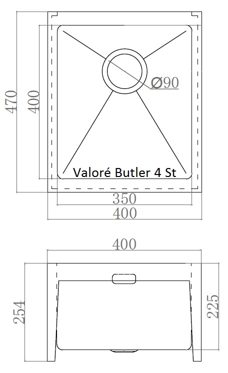 Valoré Butler 4 Stainless Mini